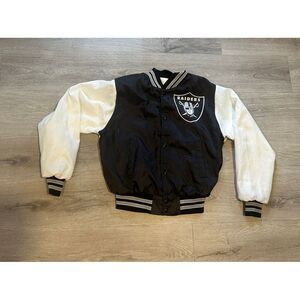 VTG‎ Los Angeles Raiders Fanimation Jacket by Chalk Line Oakland Vegas Youth XL